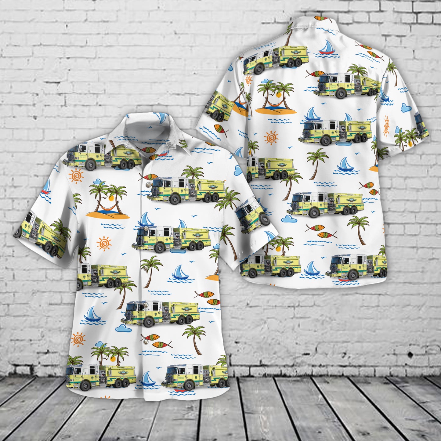 Tabernacle, New Jersey, Tabernacle Township Fire Department Hawaiian Shirt