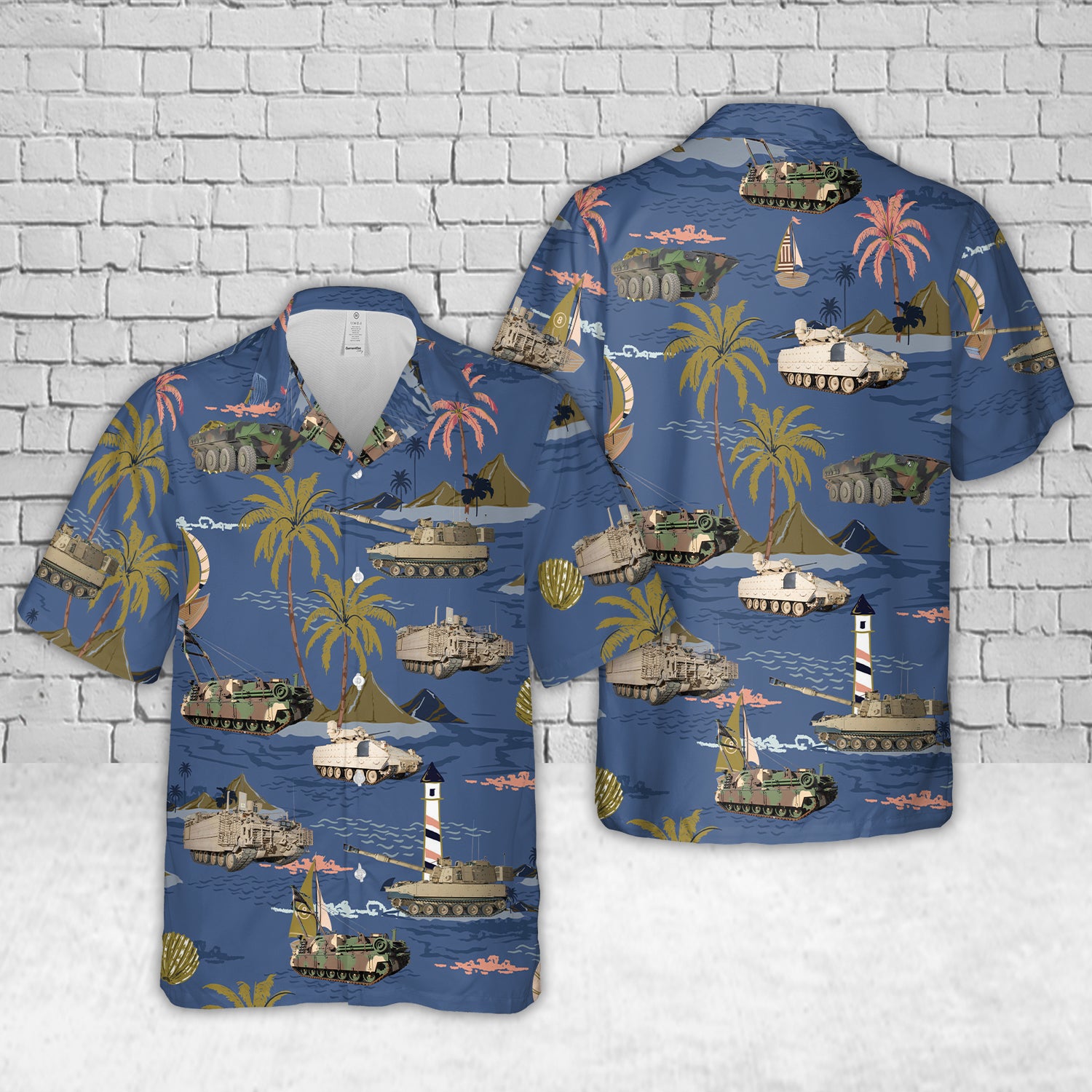 Tank Hawaiian Shirt