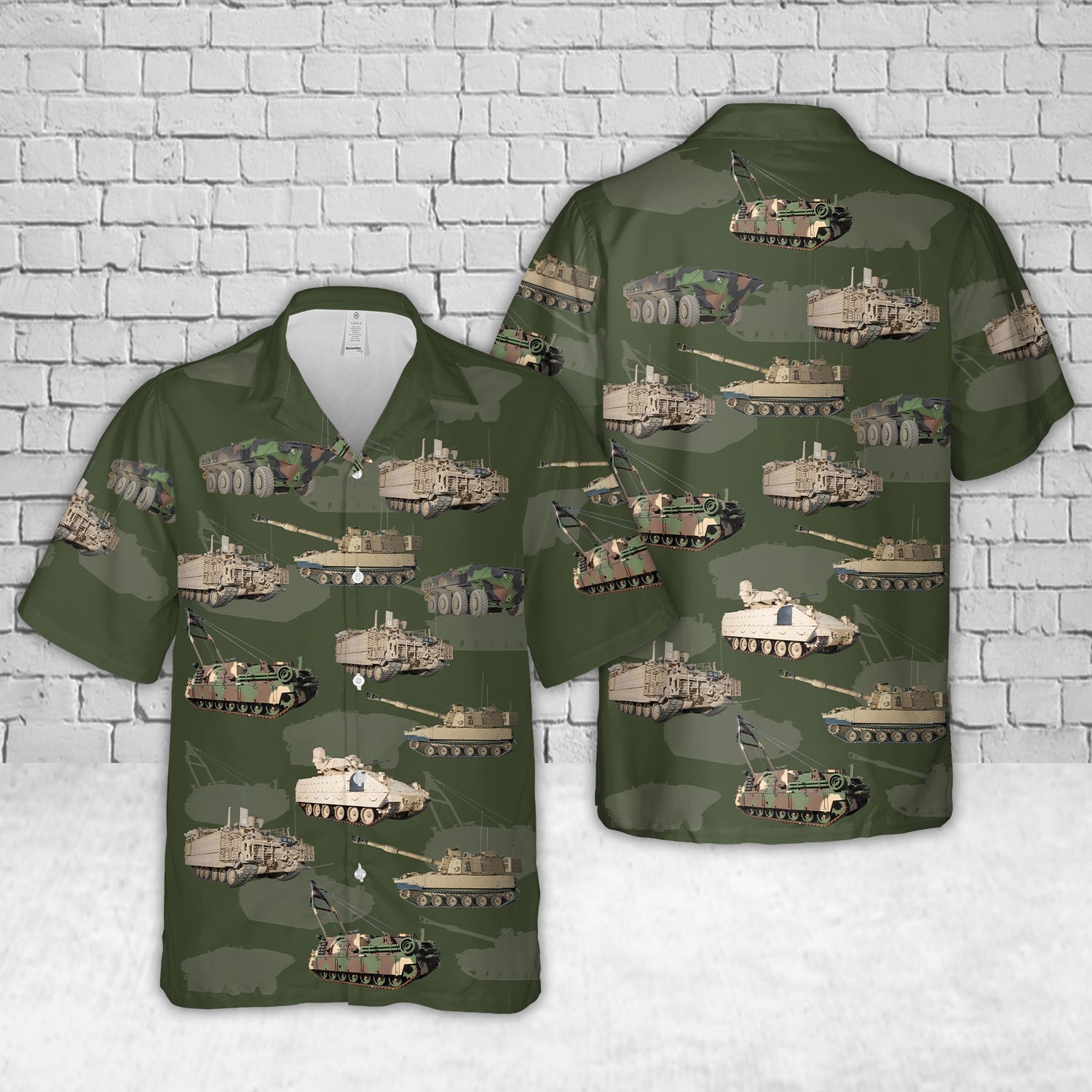 Tank Hawaiian Shirt – Merch Gears