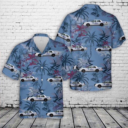 Tarrant County Sheriff, Ford Crown Victoria, Fort Worth, Texas Hawaiian Shirt