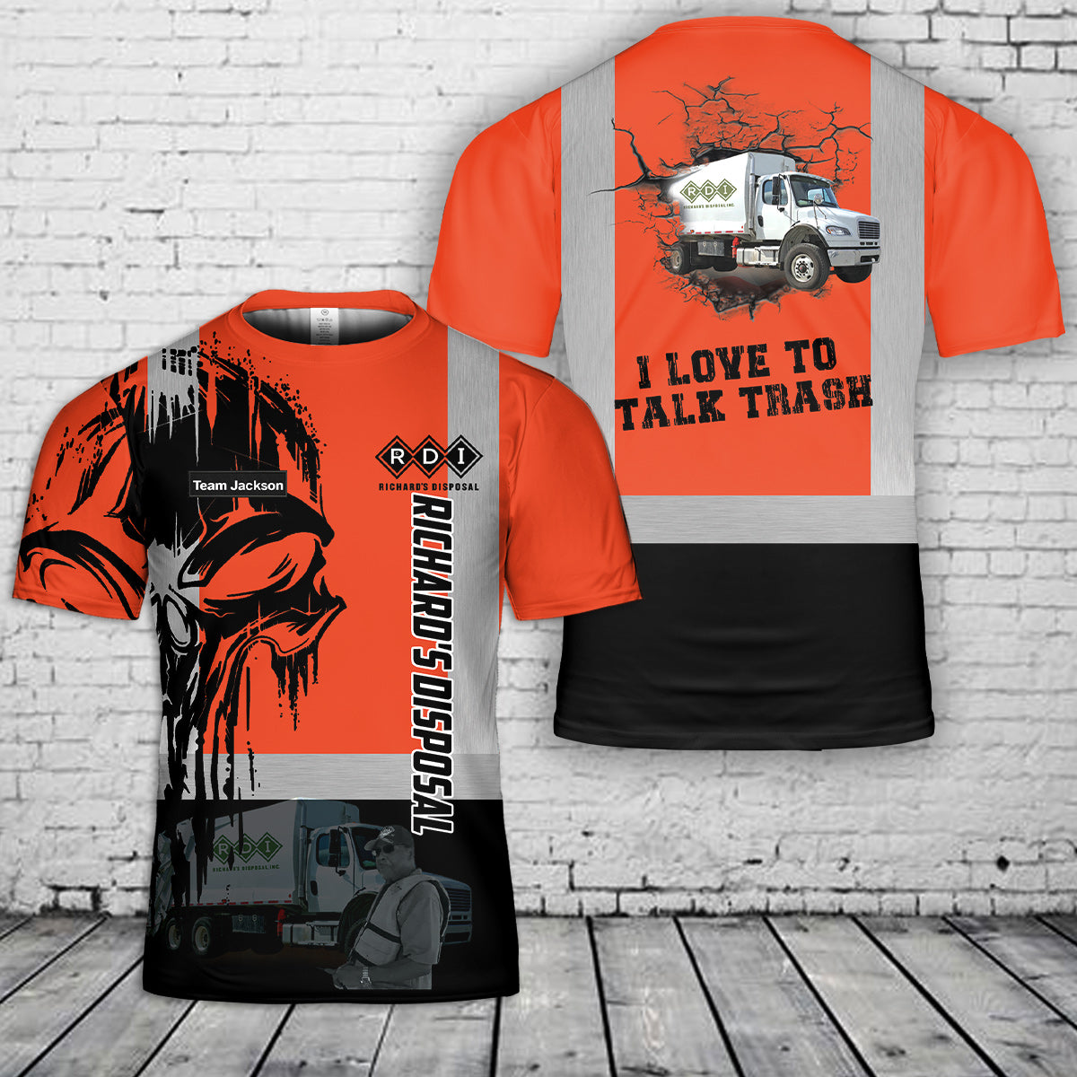 Team Jackson Richard's Disposal 3D T-Shirt