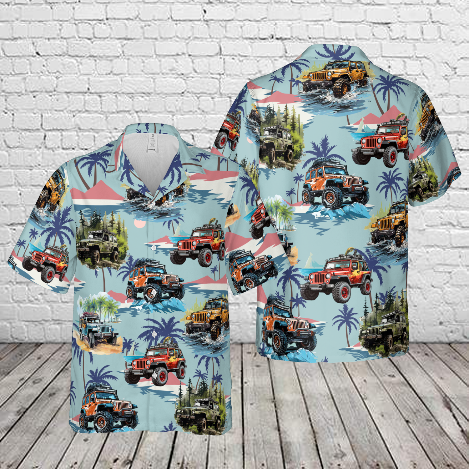 Terrain Driving Hawaiian Shirt