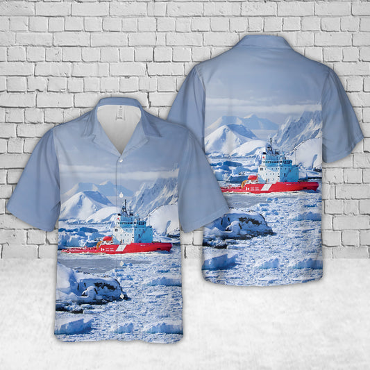 Terry Fox class Canadian Coast Guard Hawaiian Shirt