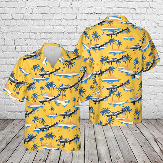 Tesla Aviation G-XDEA Diamond DA42 Twin Star Hawaiian Shirt