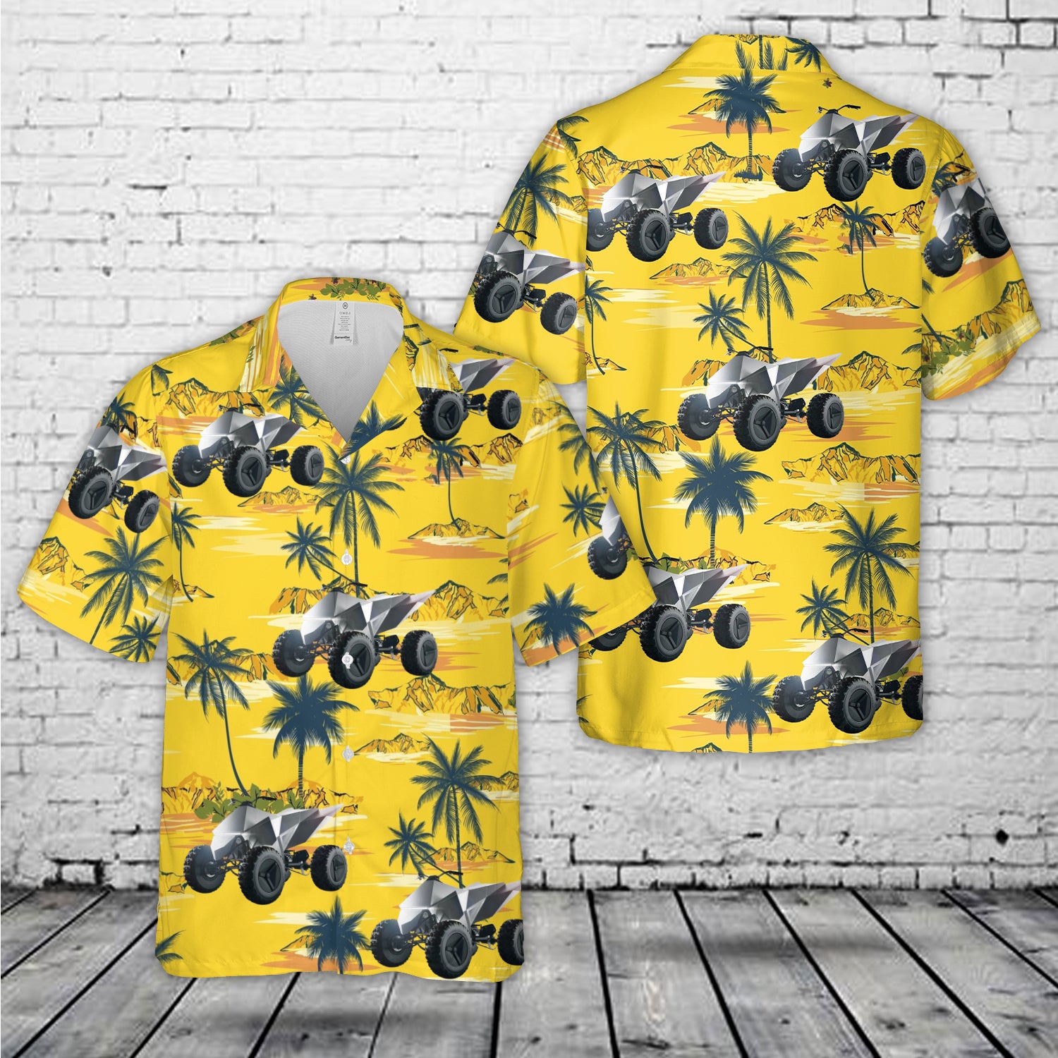 Tesla's Cyberquad ATV Hawaiian Shirt