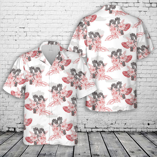 Texas Army National Guard Hawaiian Shirt