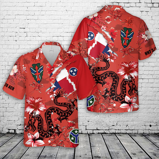 Texas Army National Guard Hawaiian Shirt