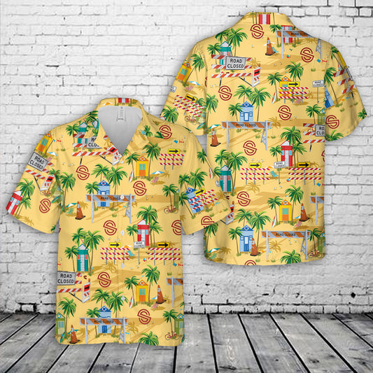 Texas Cordia Construction Hawaiian Shirt