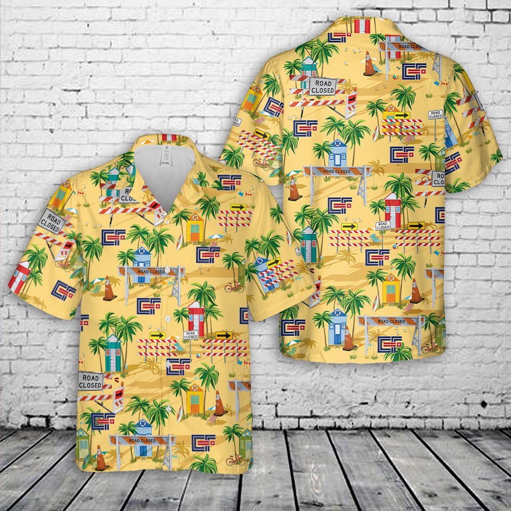 Texas Cordia Construction Hawaiian Shirt