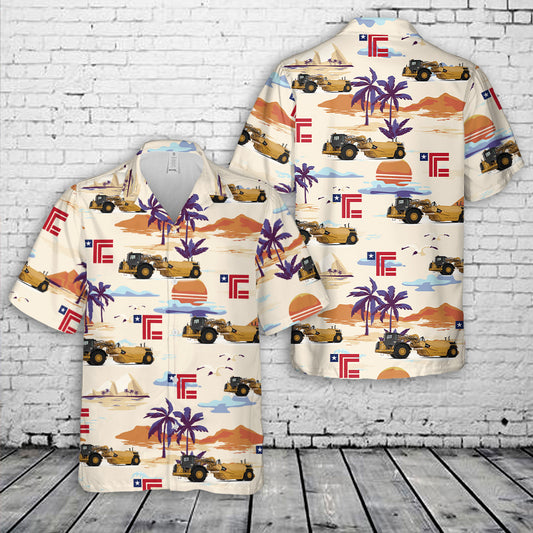 Texas Cordia Construction Hawaiian Shirt