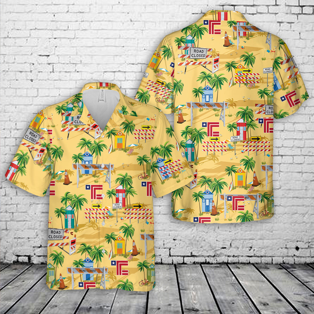 Texas Cordia Construction Hawaiian Shirt