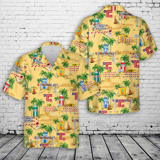 Texas Cordia Construction Hawaiian Shirt