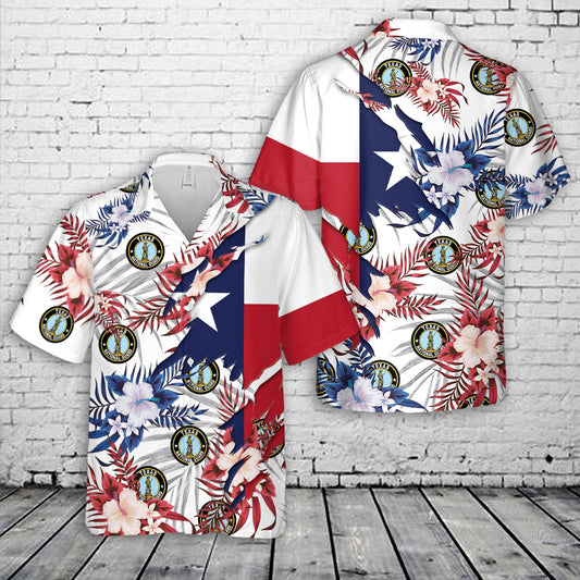 Texas National Guard Hawaiian Shirt