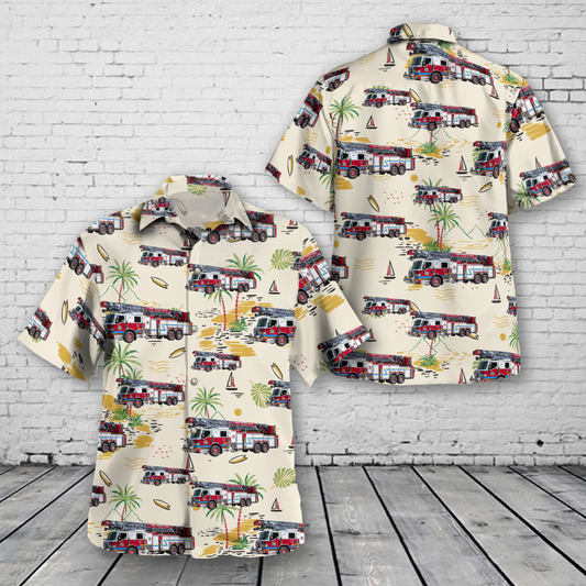 The Woodlands, Texas, The Woodlands Fire Department Hawaiian Shirt