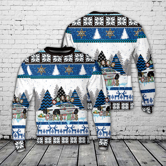Thibodaux, Louisiana, Lafourche Parish Sheriffs Office Christmas Sweater