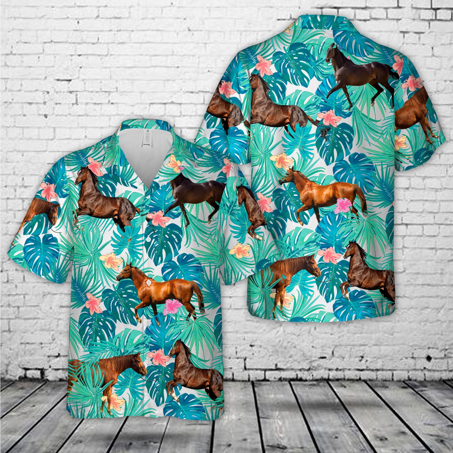 Thoroughbred Horse Hawaiian Shirt