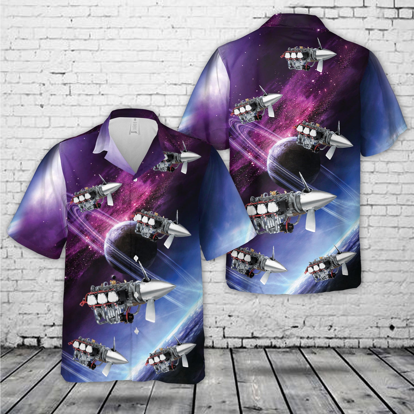 Thunderbolt Engine Hawaiian Shirt