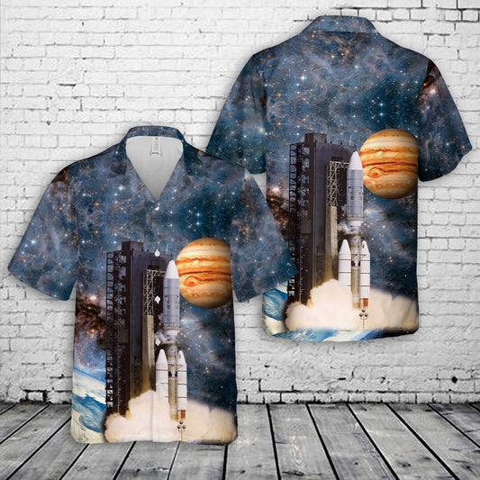Titan IIIE with Voyager 2 Hawaiian Shirt