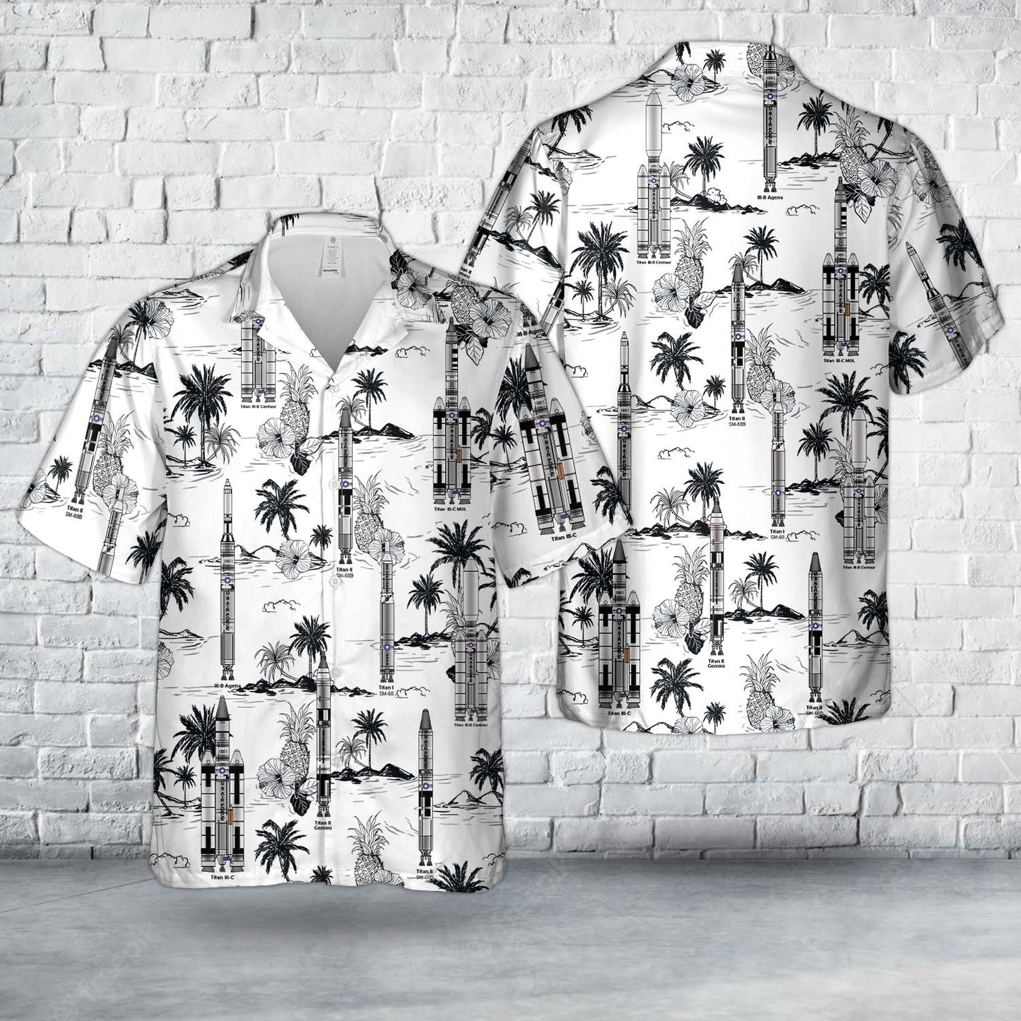 Titan Missile Family Hawaiian Shirt