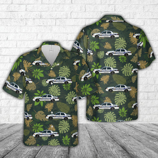 Toledo Police Department Unit #439 Ford Crown Victoria Hawaiian Shirt