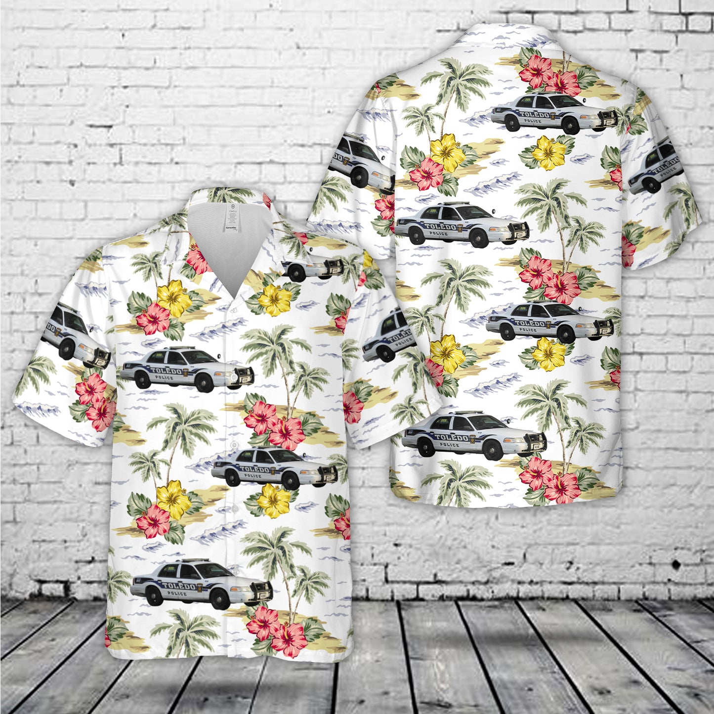 Toledo, Ohio Police Department Hawaiian Shirt