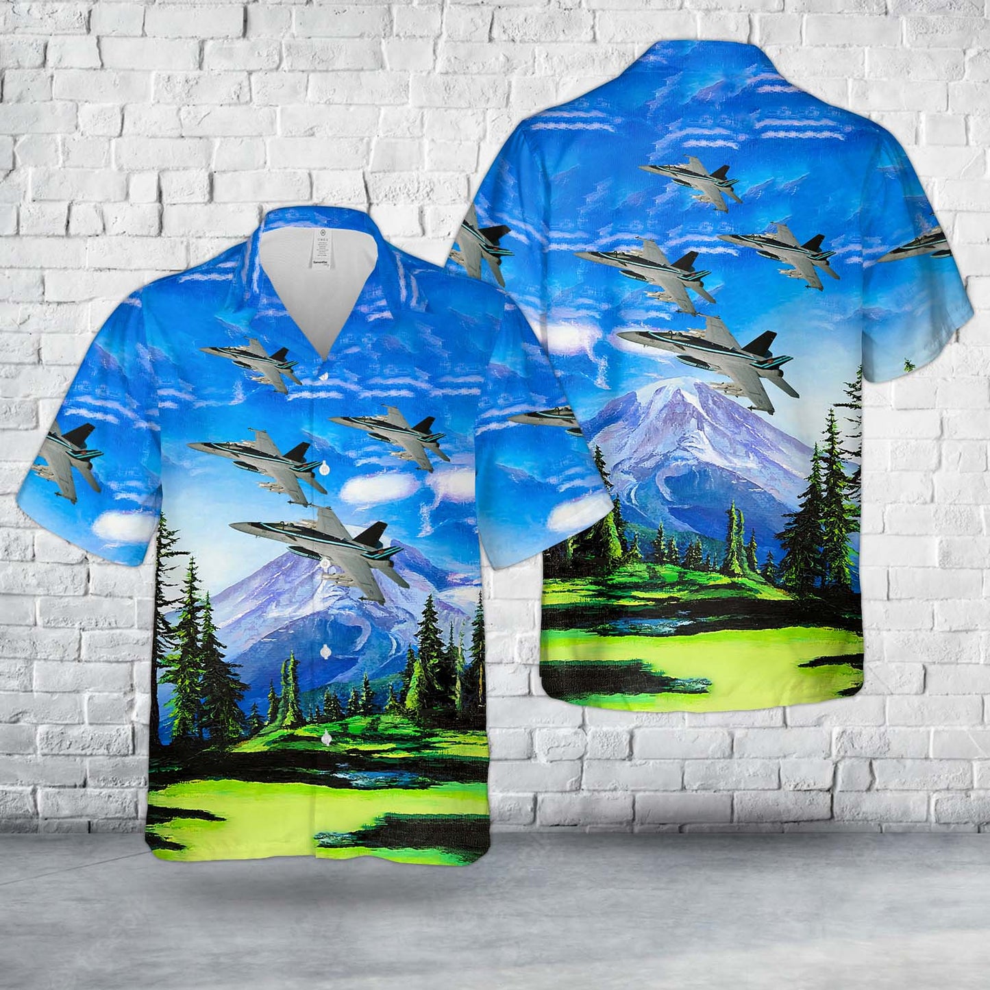 Top Gun F/A-18E Super Hornet Hawaiian Shirt