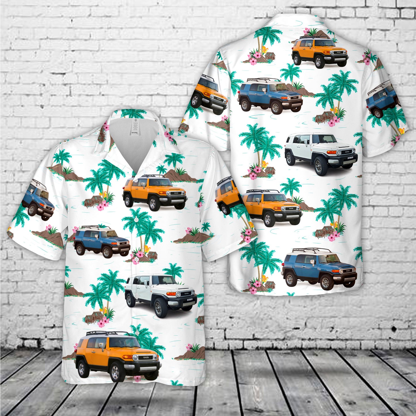 Toyota FJ Cruiser Pocket Hawaiian Shirt