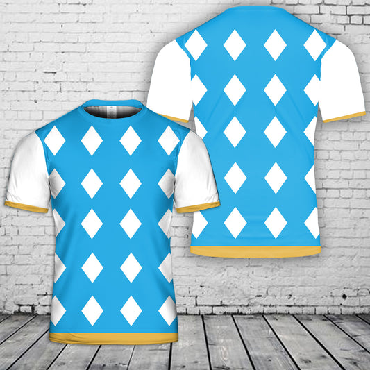 Traditional Jockey Silk Uniform 3D T-Shirt