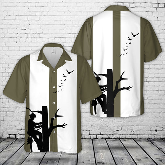 Tree Arborist Hawaiian Shirt