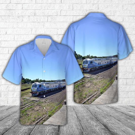 Trenes Argentinos CNR CKD8G locomotive Hawaiian Shirt