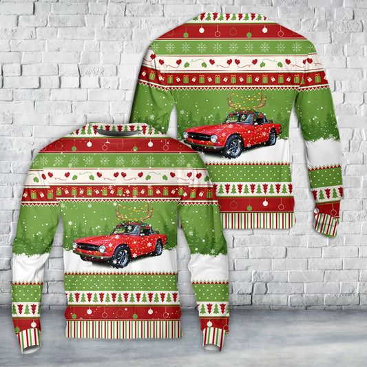 Triumph TR 6 1969 Christmas Sweater