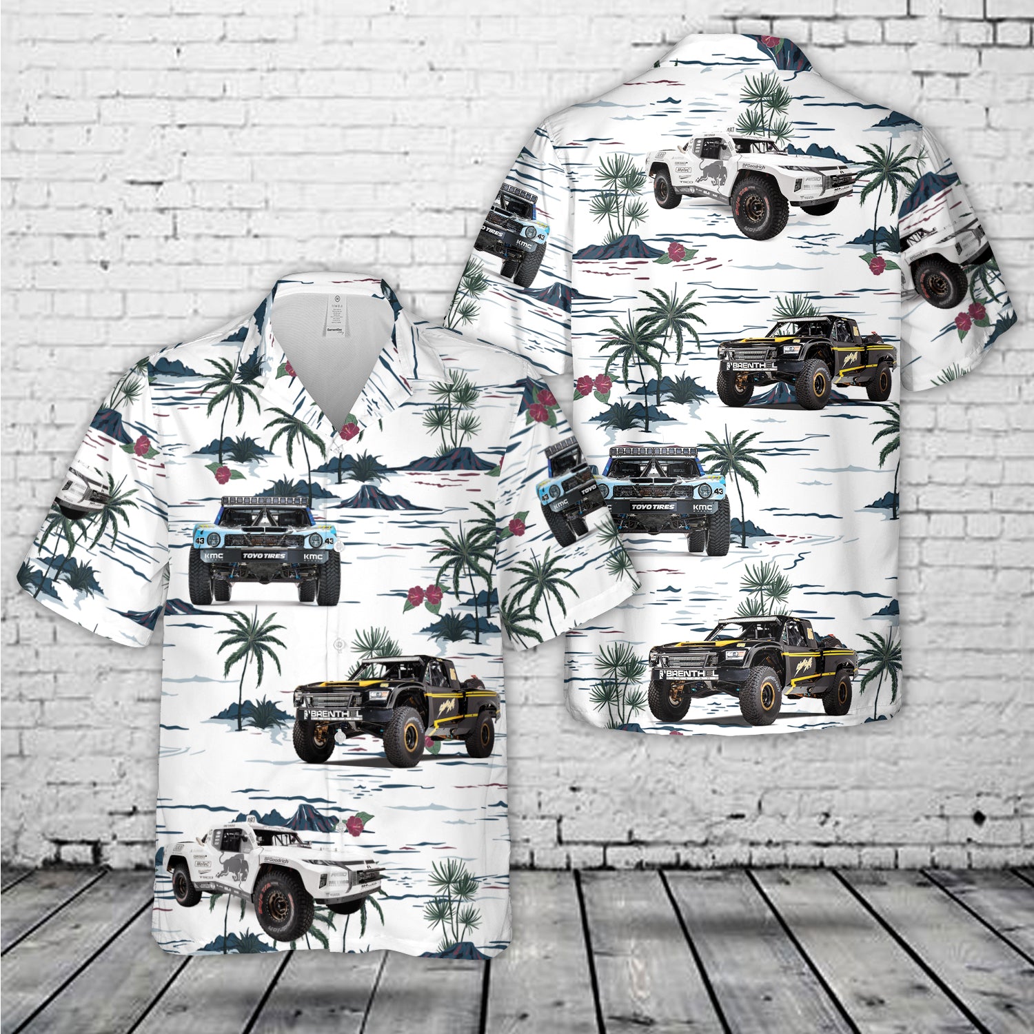 Trophy Truck Vehicle Hawaiian Shirt