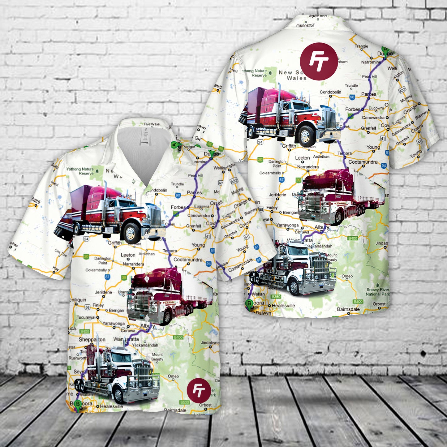 Trucker 13 Hawaiian Shirt