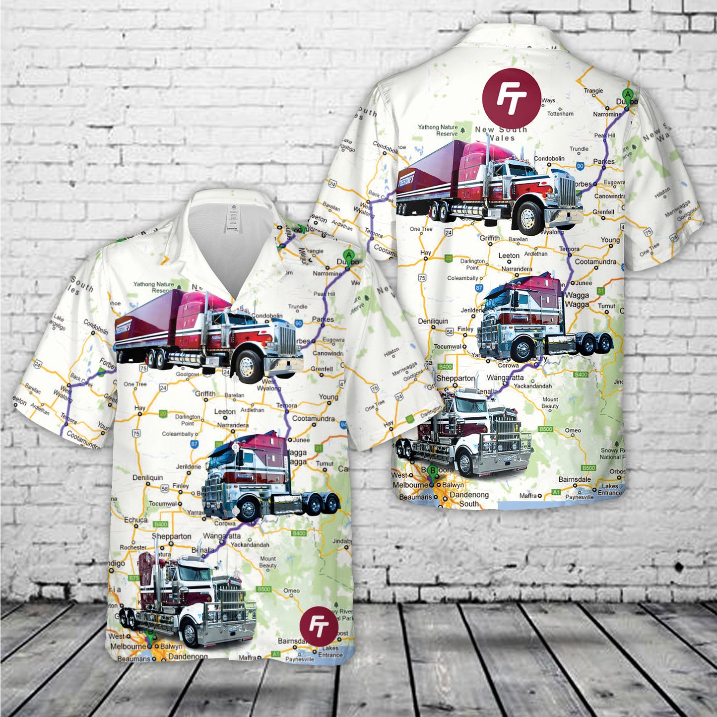 Trucker 14 Hawaiian Shirt