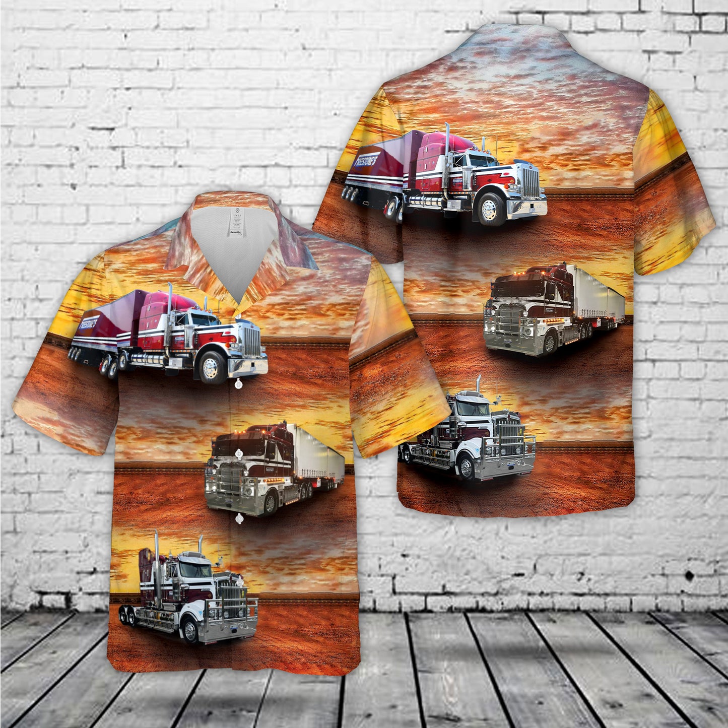 Trucker 8 Hawaiian Shirt