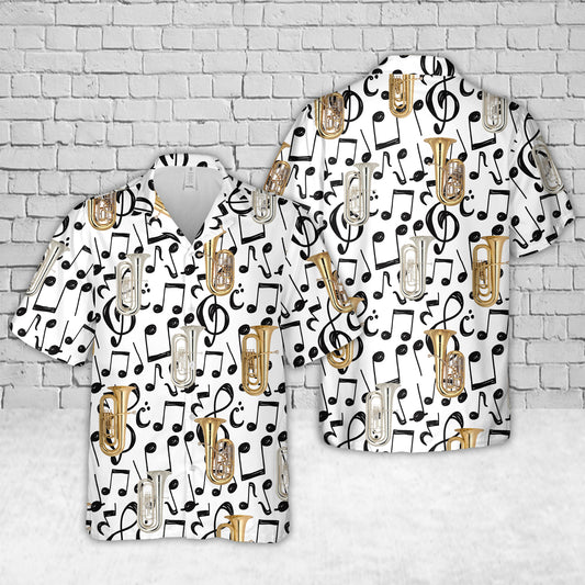 Tuba musical instrument Hawaiian Shirt