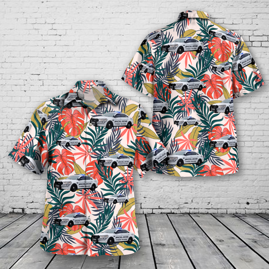 Tybee Island GA Police Department Hawaiian Shirt