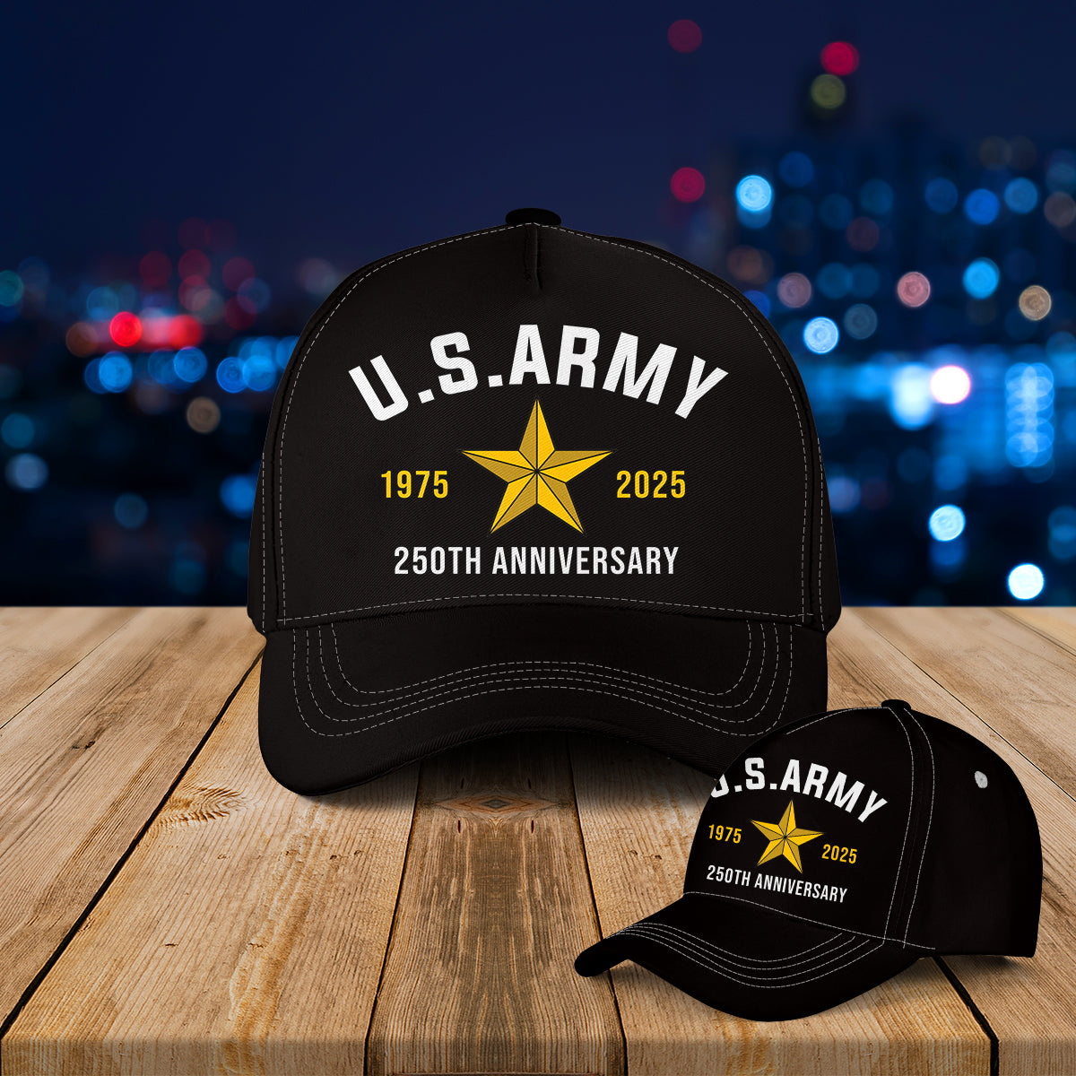 U.S. Army 250th Anniversary Embroidered Cap