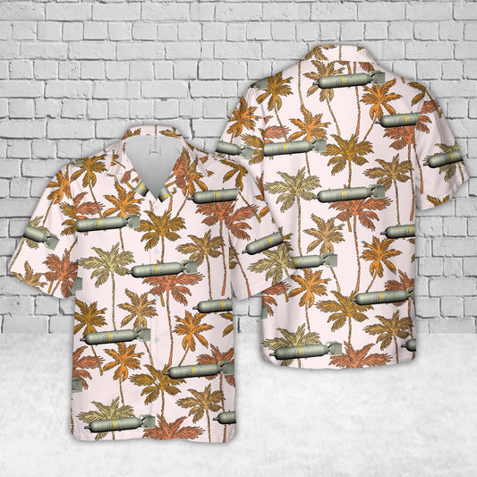 U.S. Army Air Forces AN-M47A2 , WP Smoke World War II aerial bomb Hawaiian Shirt