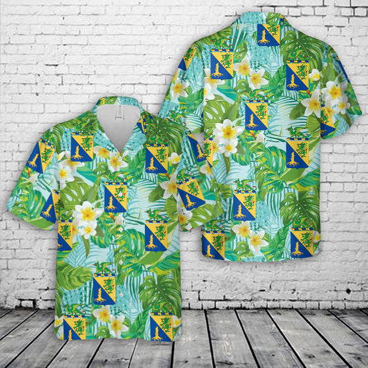 U.S. Army Chemical Corps Branch COA Hawaiian Shirt