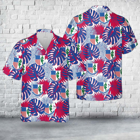 U.S. Army Medical Corps Hawaiian Shirt