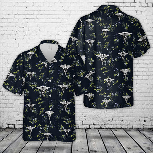 U.S. Army Medical Service Corps Hawaiian Shirt