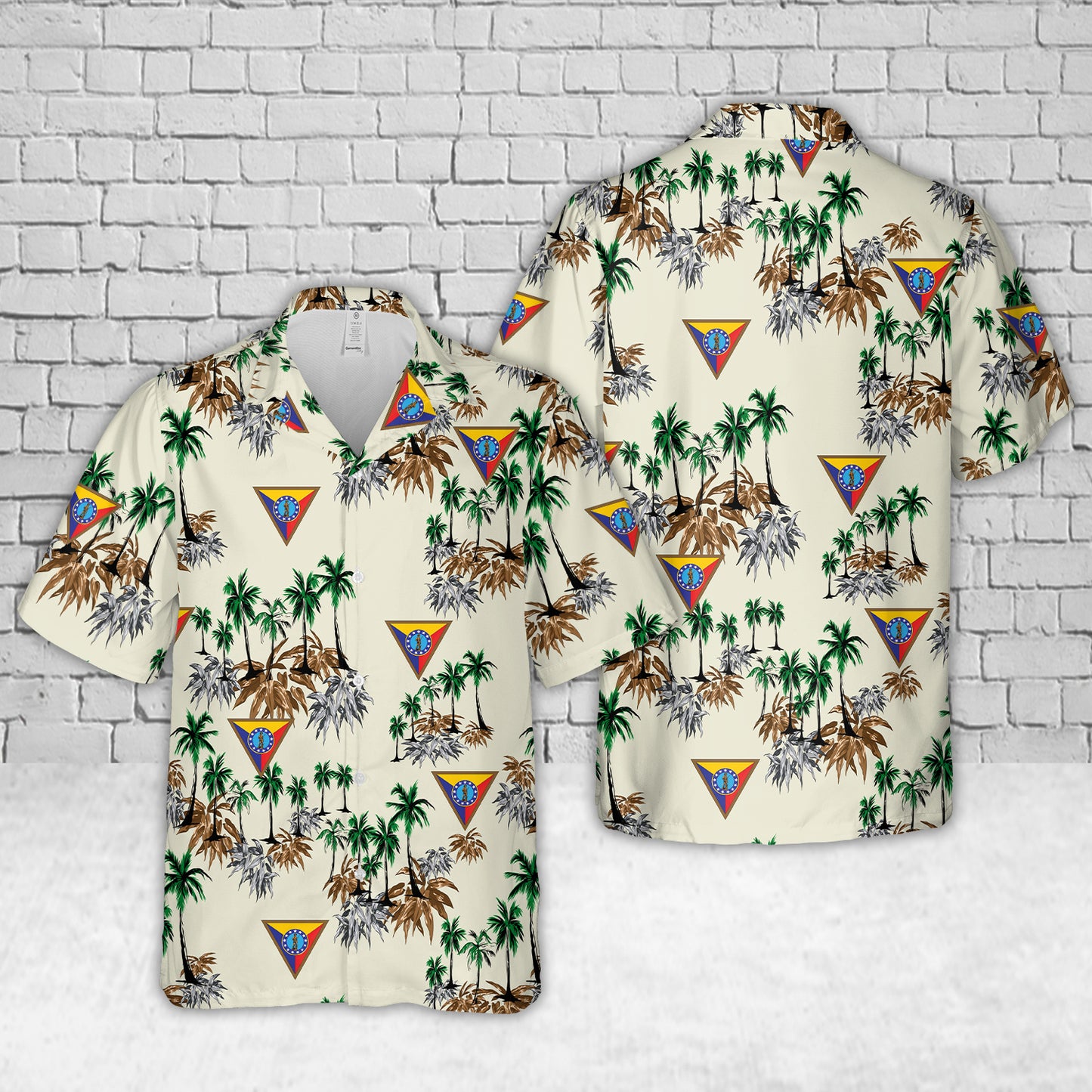 U.S. Army National Guard Training Center Garrison Command Hawaiian Shirt