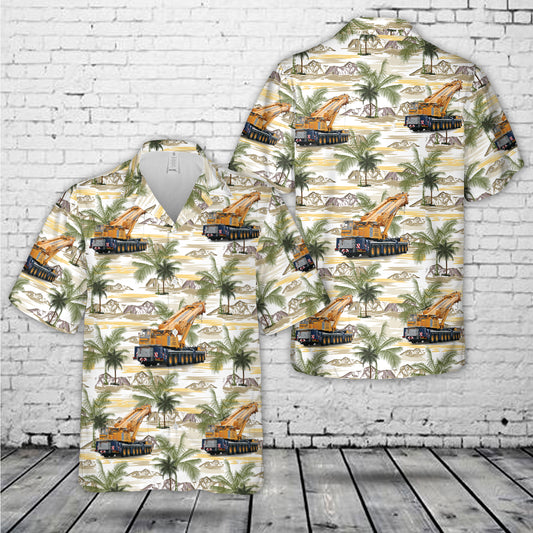 UK Ainscough,Liebherr 500 ton LTM 1500 - 8.1. KE57CMF Hawaiian Shirt