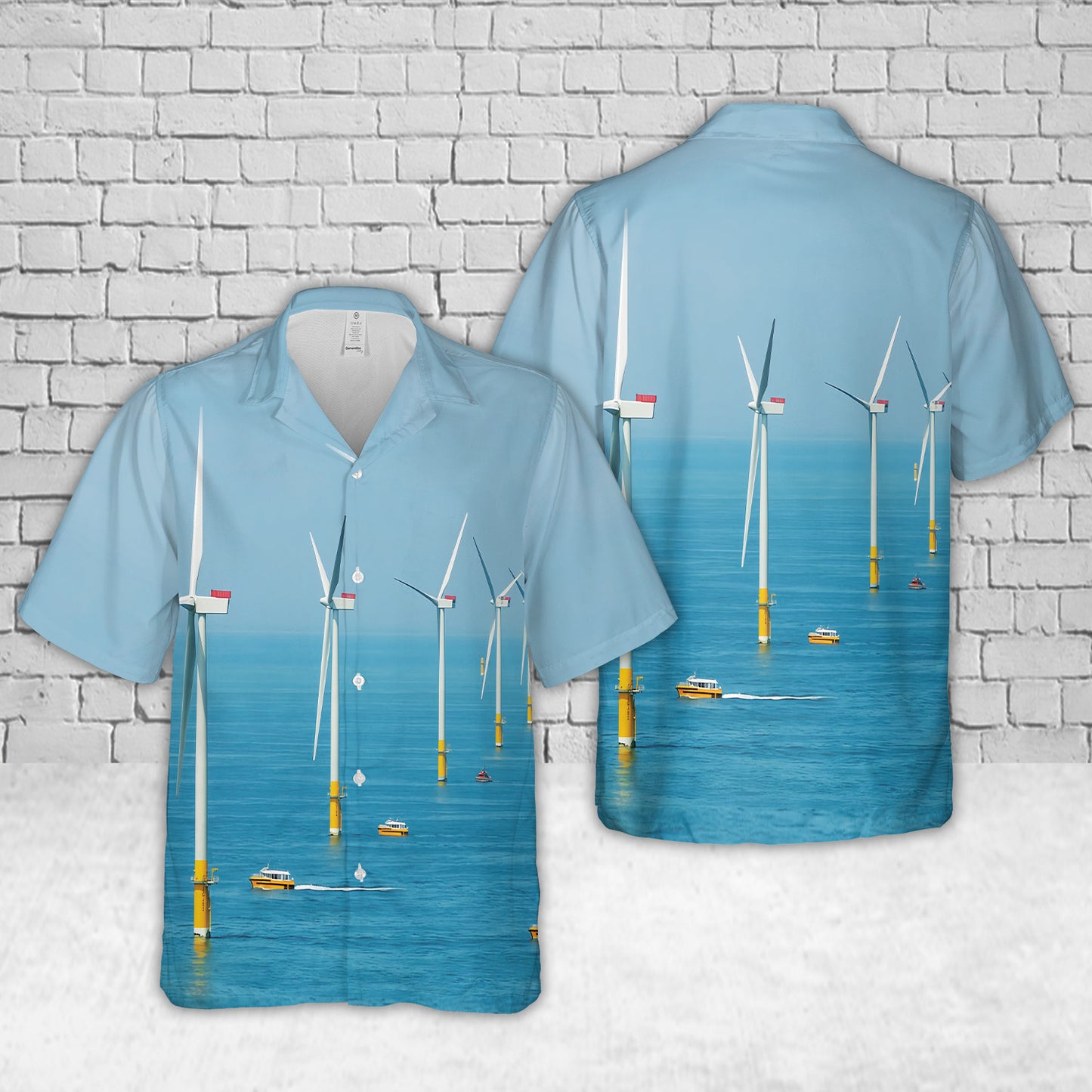 UK Greater Gabbard Offshore Wind Farm Hawaiian Shirt