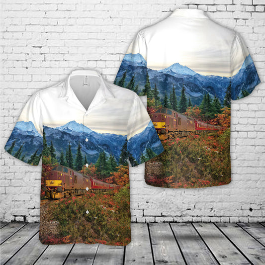 UK West Coast Railways Class 37 No. 37706 Hawaiian Shirt