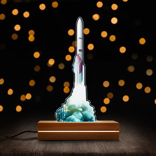 ULA Vulcan Centaur United Launch Alliance Rocket Custom Shape Photo Night Light
