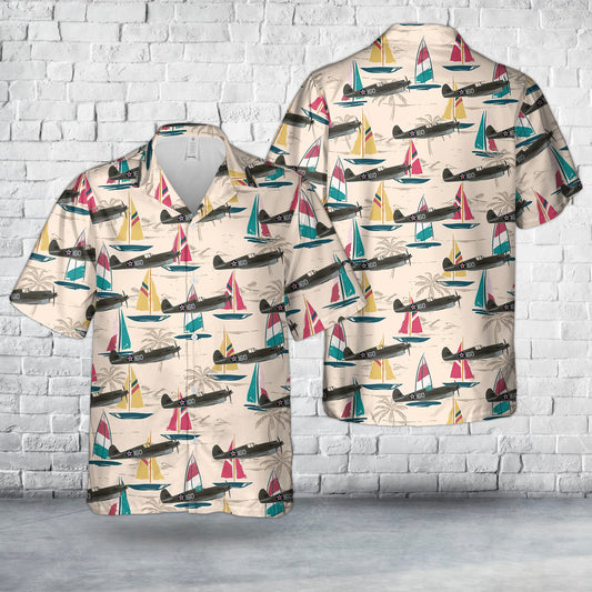 USAAF Curtiss P-40 Warhawk "Flying Tigers" #160 Pearl Harbor Hawaiian Shirt