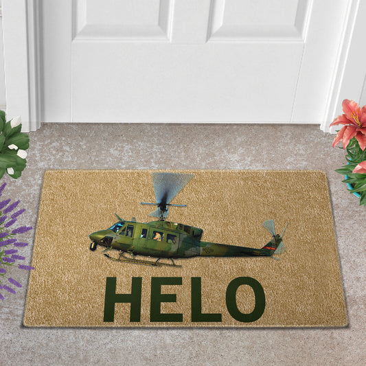 USAF 54th Helicopter Squadron Bell UH-1N Huey Helicopter Doormat