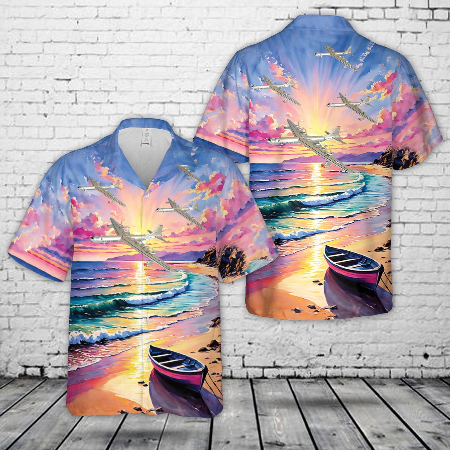 USAF Convair B-36 Peacekeeper heavy bomber Hawaiian Shirt